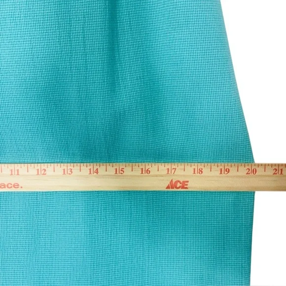 Miss Dorby Aqua and White Checked Short-Sleeved Jacket and Midi Dress Set 10P - Picture 14 of 15